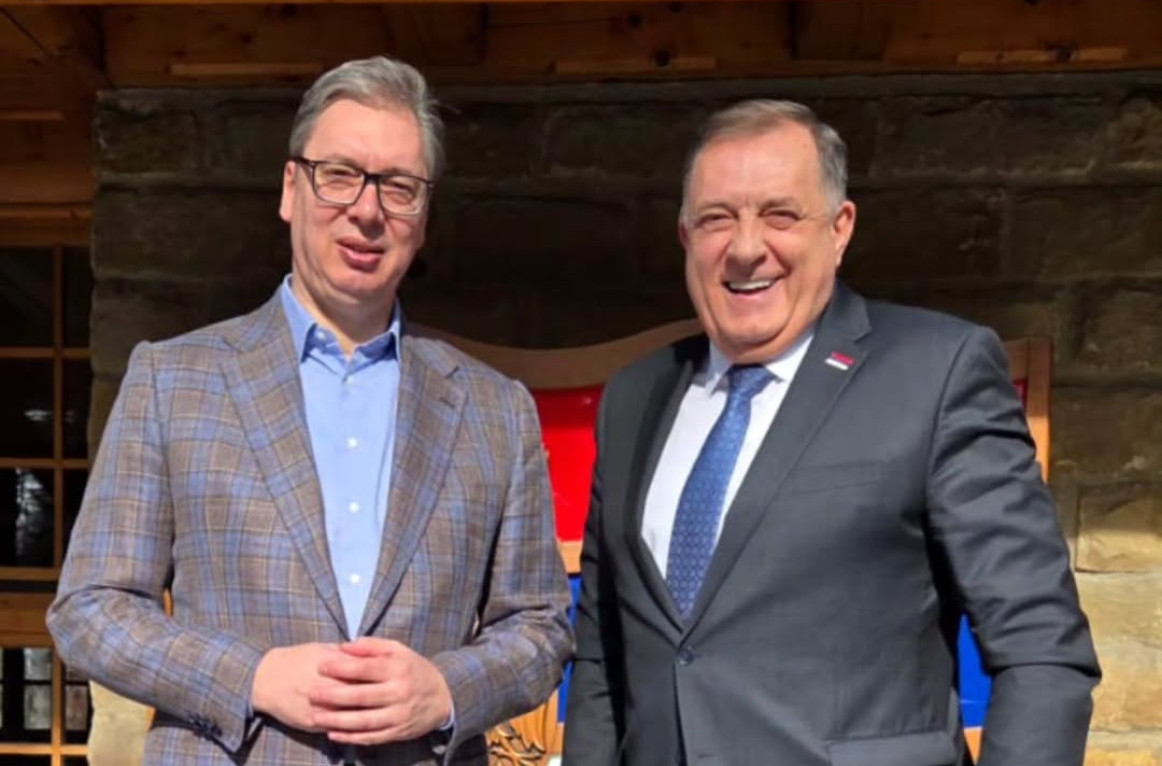 Vučić ugostio Dodika: Upoznao sam ga sa razgovorima koje ću imati sa evropskim i svetskim zvaničnicima FOTO