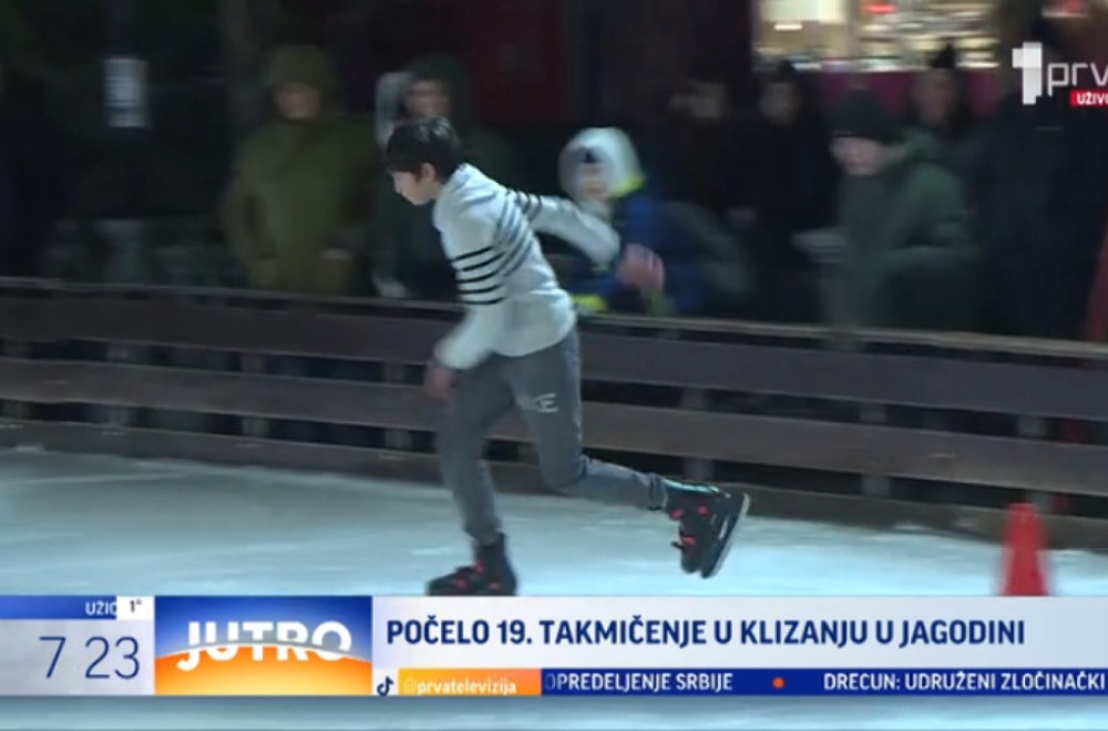 Počelo tradicionalno takmičenje u klizanju u Jagodini: Učesnike čekaju novčane nagrade VIDEO