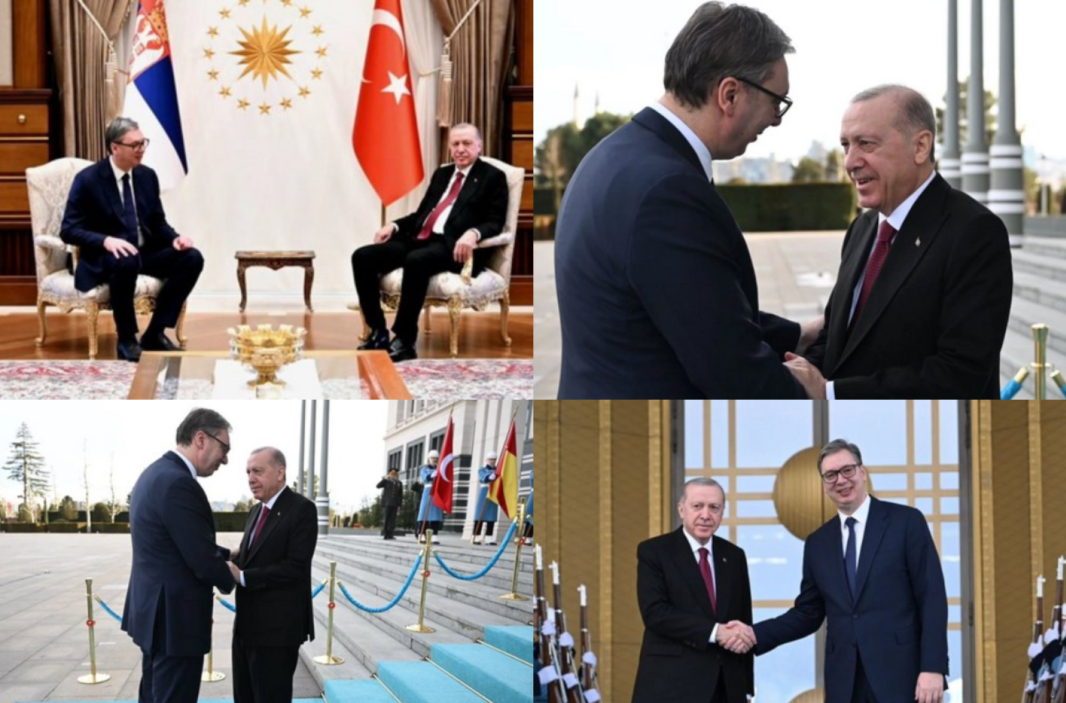 Vučić sa Erdoganom u Ankari: "Verujem da će razgovori dati dodatni zamajac strateškom partnerstvu sa Turskom"