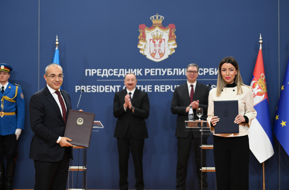 Sa Azerbejdžanom potpisano 7 dokumenata: O gradnji gasne elektrane, bezbednosti hrane...