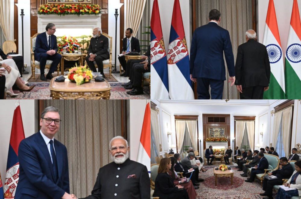 Vučić sa Modijem: Srbija vidi Indiju kao pouzdanog partnera; Uveren sam da smo na pravom putu FOTO/VIDEO