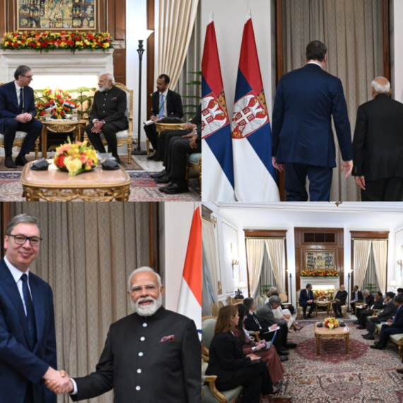 Vučić sa Modijem: Srbija vidi Indiju kao pouzdanog partnera; Uveren sam da smo na pravom putu FOTO/VIDEO
