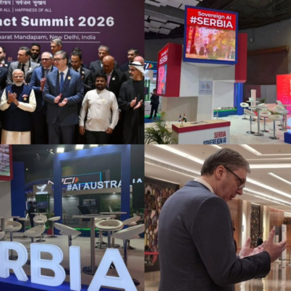 Vučić obišao AI EXPO u Nju Delhiju: Ponosan sam što naša zemlja ima svoj nacionalni štand