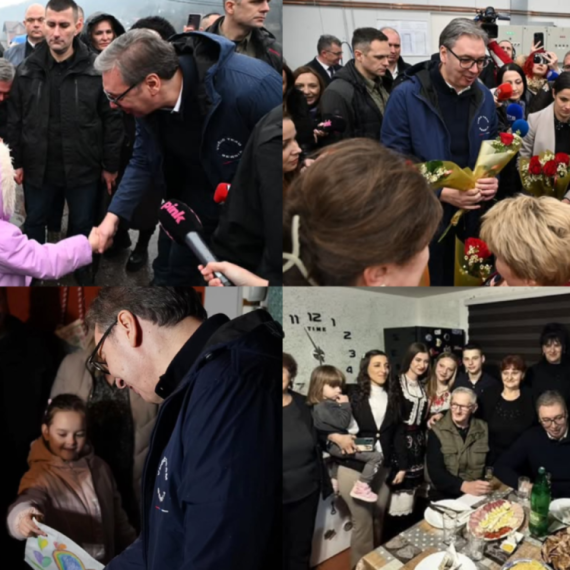 Vučić sa građanima: Posetio porodicu Kumbrijanović; "Svuda je lepo, ali je najlepše sa svojim narodom" FOTO