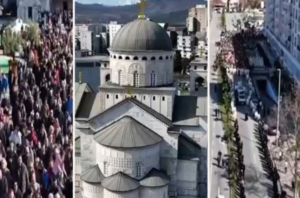 Veličanstvena litija ulicama Podgorice: Reke vernika u slavu Svetog Simeona Mirotočivog