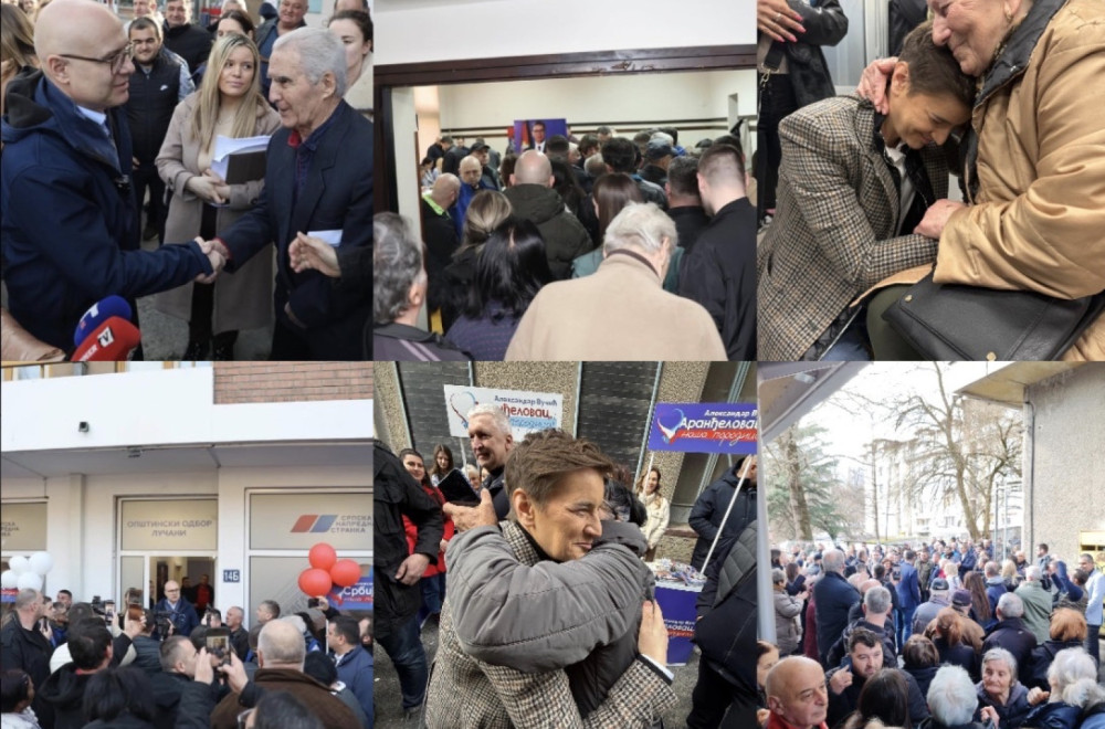 Dosad neviđene gužve: Građani masovno podržali SNS; Ogromni redovi; "Da se borimo još odlučnije" FOTO/VIDEO