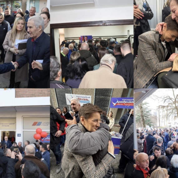Dosad neviđene gužve: Građani masovno podržali SNS; Ogromni redovi; "Da se borimo još odlučnije" FOTO/VIDEO