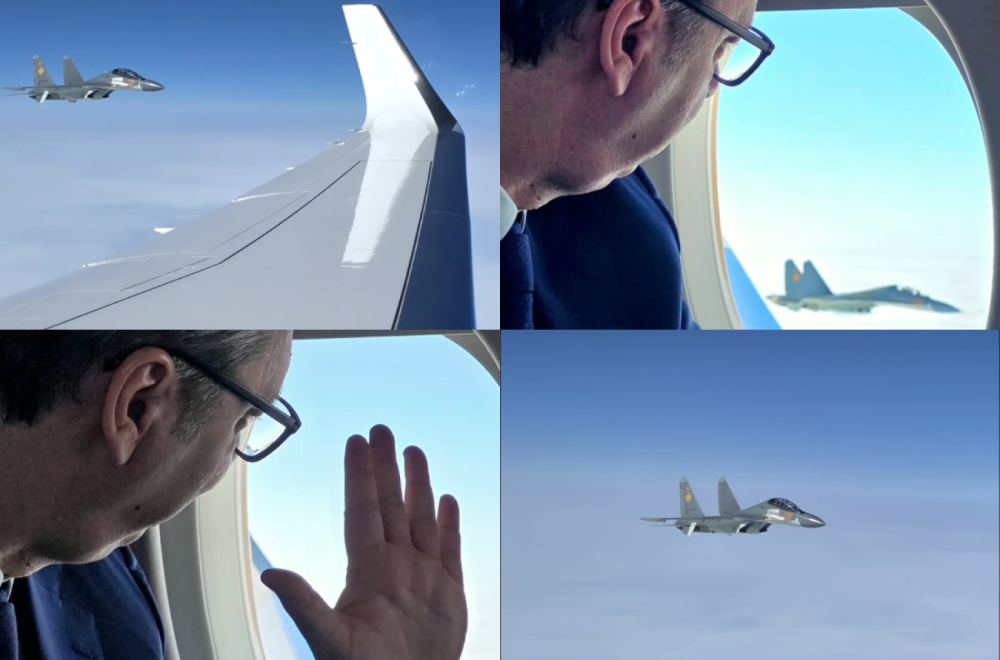 Najveće počasti za Srbiju: Vučića u Kazahstanu sačekali "suhoji 30"; "Stižemo u prelepu Astanu" FOTO/VIDEO