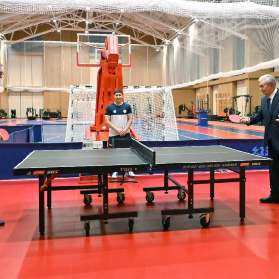 Vučić thanked Tokayev for the hospitality: 'I played against the best table tennis player among politicians'