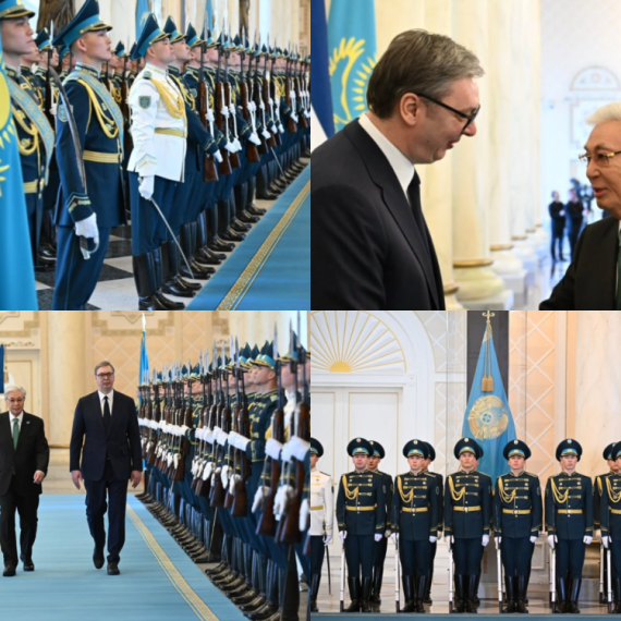 Tokajev priredio Vučiću veličanstven doček u Astani; "Čast i privilegija, pozvao sam ga u Srbiju" FOTO/VIDEO