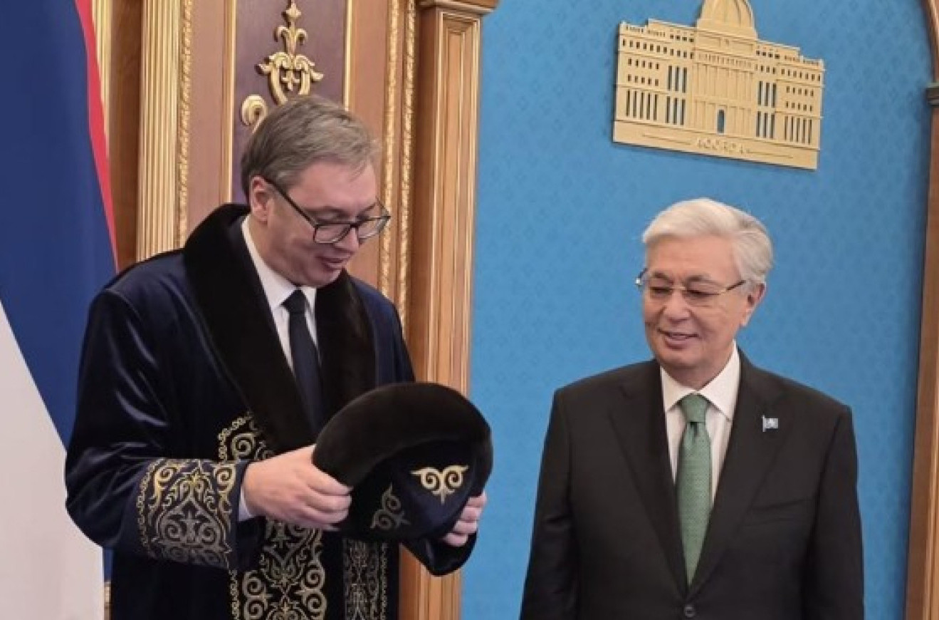 Na svečanom ručku Tokajev dočekao Vučića uz "Ovo je Srbija" i "Tamo daleko"; "Nemam reči, oduševljenje" VIDEO