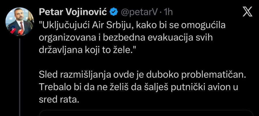 Savo Manojlović pokušava na ratu koji je pogodio Bliski istok da sakupi političke poene FOTO