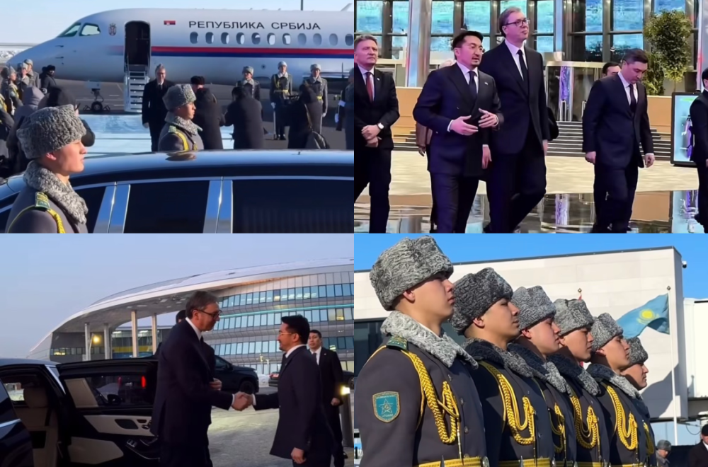 Kazahstanci podelili moćan snimak; Ovako je izgledala poseta Vučića – Srbiji ukazana velika čast VIDEO
