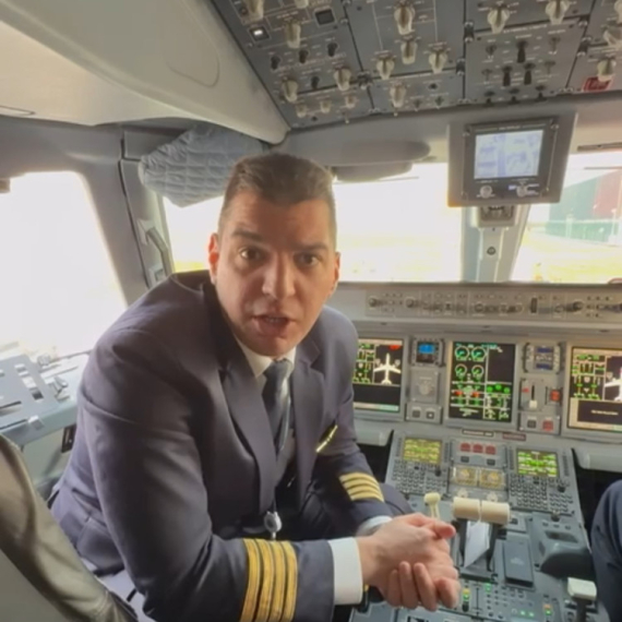 Avion "Er Srbije" stigao u Šarm el Šejk po srpske državljane iz Izraela; Kapetan: Uvek tu za građane VIDEO