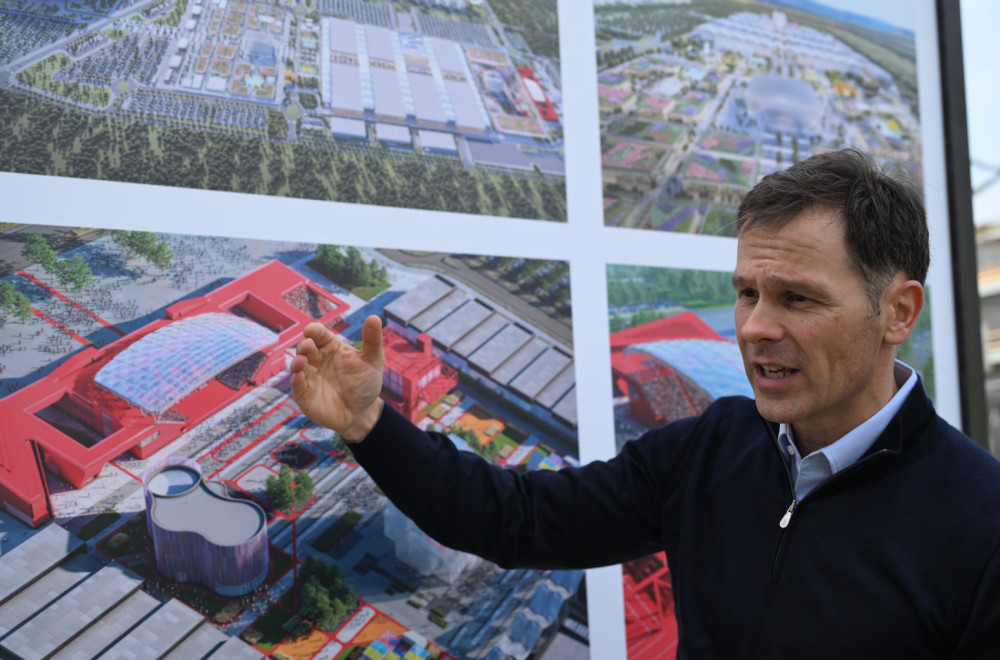 Mali obišao radove na izgradnji Nacionalnog paviljona Srbije: "Na gradnji Ekspa 4.000 radnika i 500 mašina"