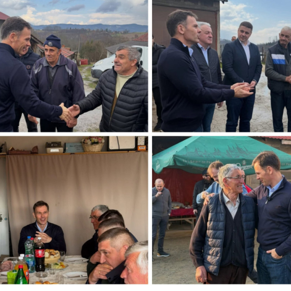 Mali posetio domaćinstva Broćića i Ćendića: "Srpskom seljaku potrebne su njive i putevi" FOTO