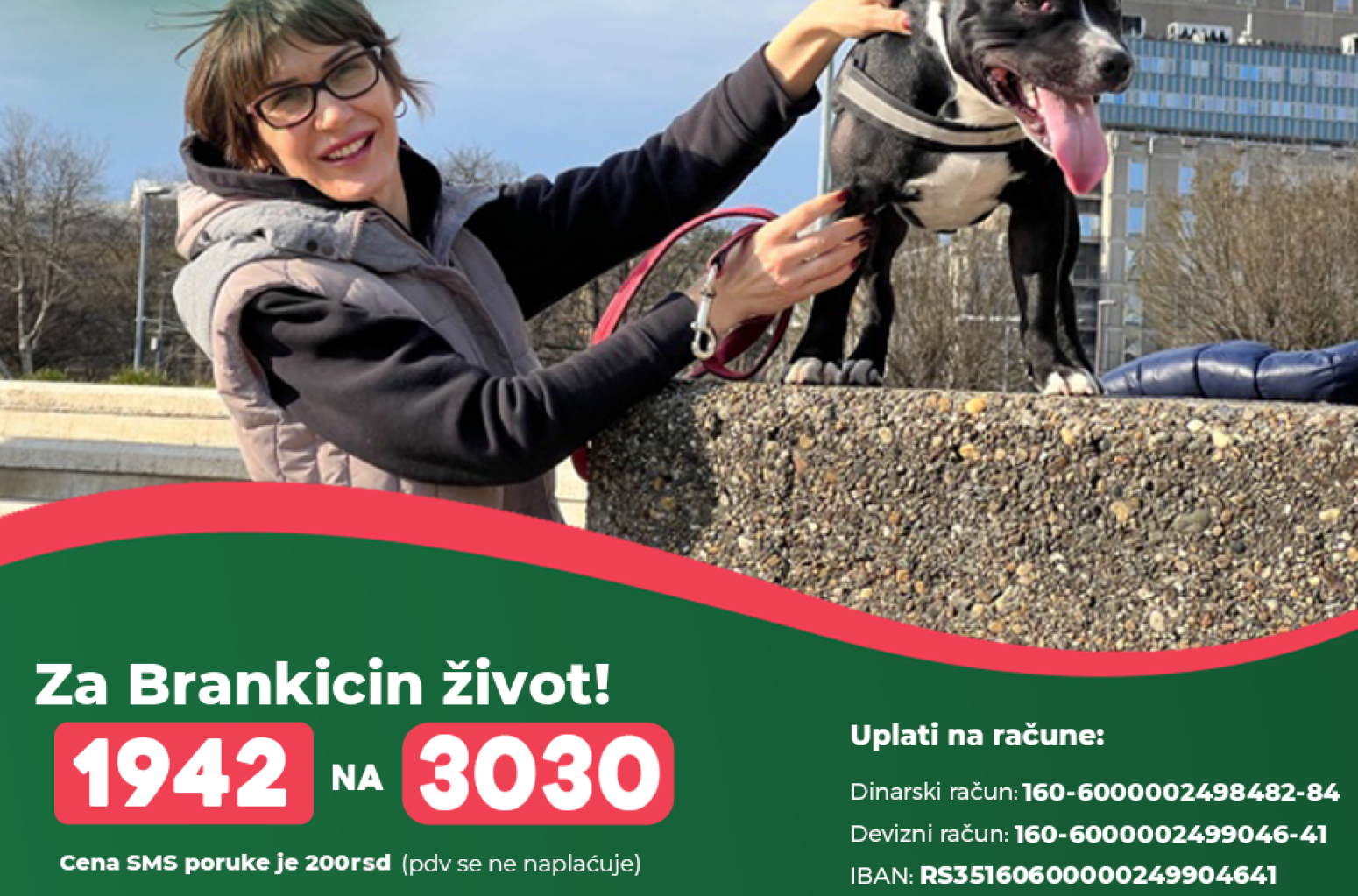 Brankici je potrebna pomoć: Pošaljite 1942 na 3030
