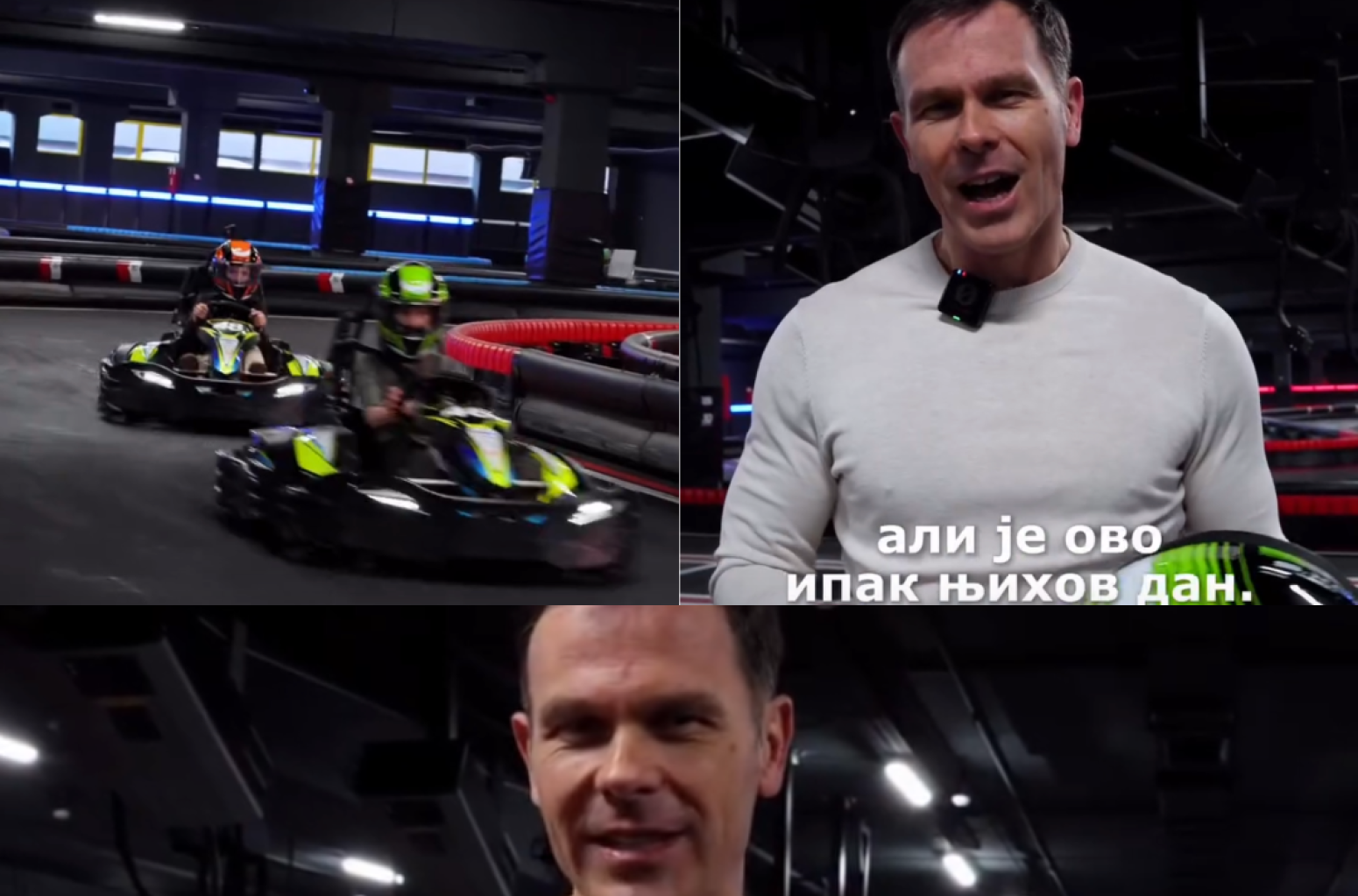 Mali sa koleginicama na kartingu za Dan žena; Uručio i ruže damama u SNS-u: "Vi ste stub svake porodice" VIDEO