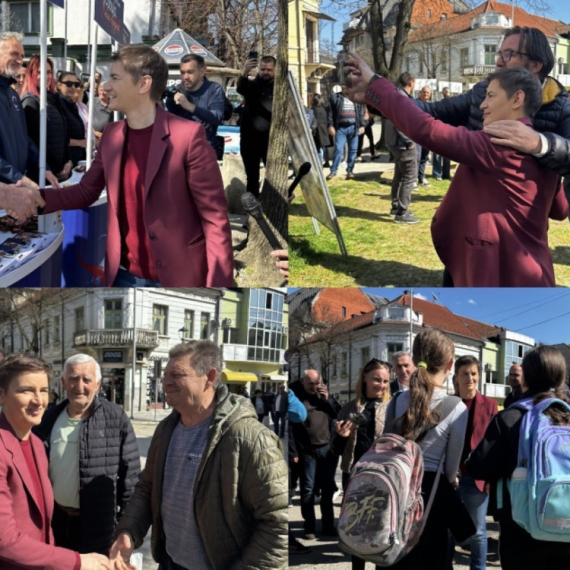 Brnabić iz Bajine Bašte: "29. marta se setite svega što ste prošli i glasajte po svojoj savesti" FOTO
