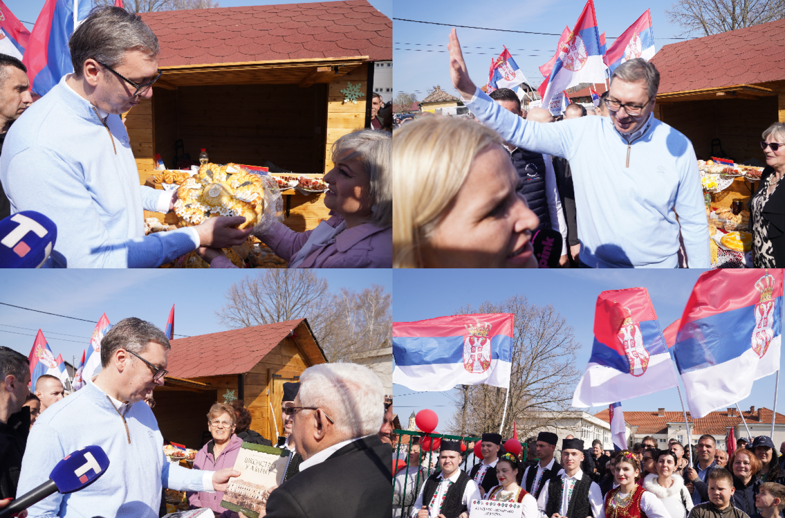 Vučić u Azanji: "Država nam je napadnuta"; "Da odbranimo Srbiju od svih koji hoće da je sruše" FOTO/VIDEO