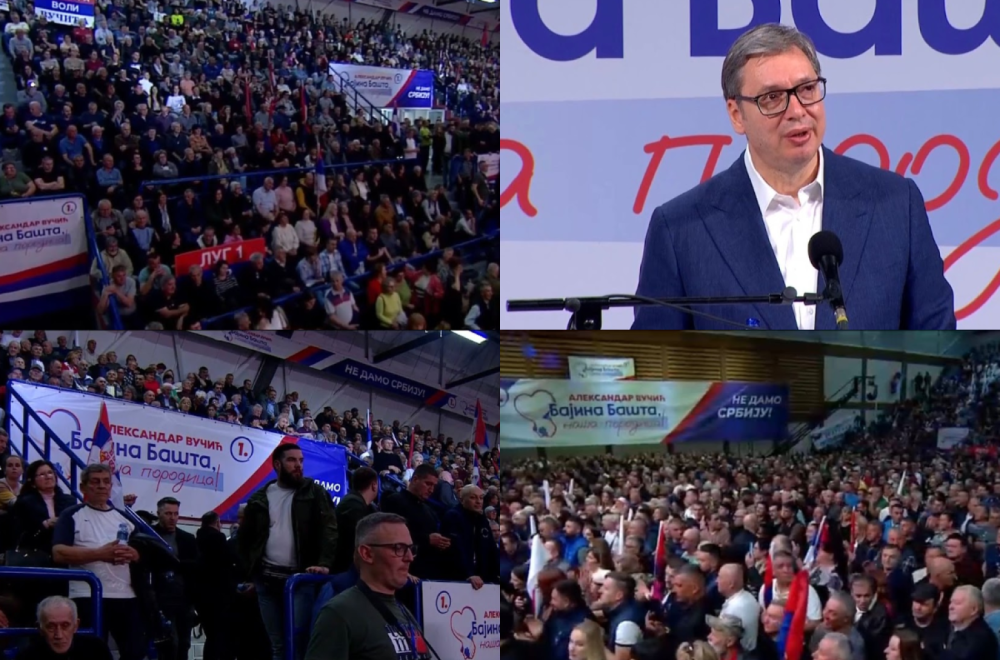 Vučić: "Ja sam izabrao stabilnost za Srbiju, sačuvali smo je"; "Vi ste naše sve, zbog vas i za vas se borimo"