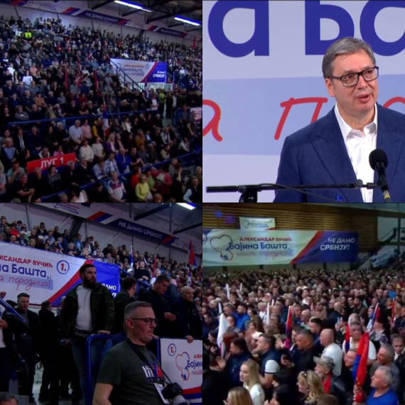 Vučić: "Ja sam izabrao stabilnost za Srbiju, sačuvali smo je"; "Vi ste naše sve, zbog vas i za vas se borimo"