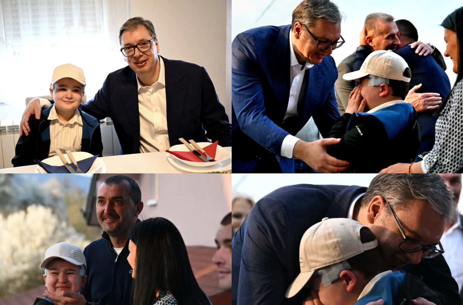 "Teško sam izdržao da ne zaplačem"; Vučić malom Andriji u Bajinoj Bašti poručio: "Ti si mi najvažniji" FOTO