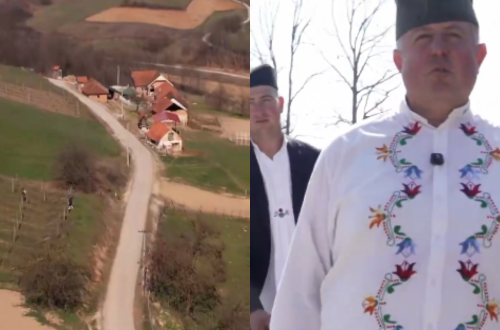Vučić ispunio ono što je obećao; Domaćini iz sela Kotraža mu se zahvalili na poseban način VIDEO