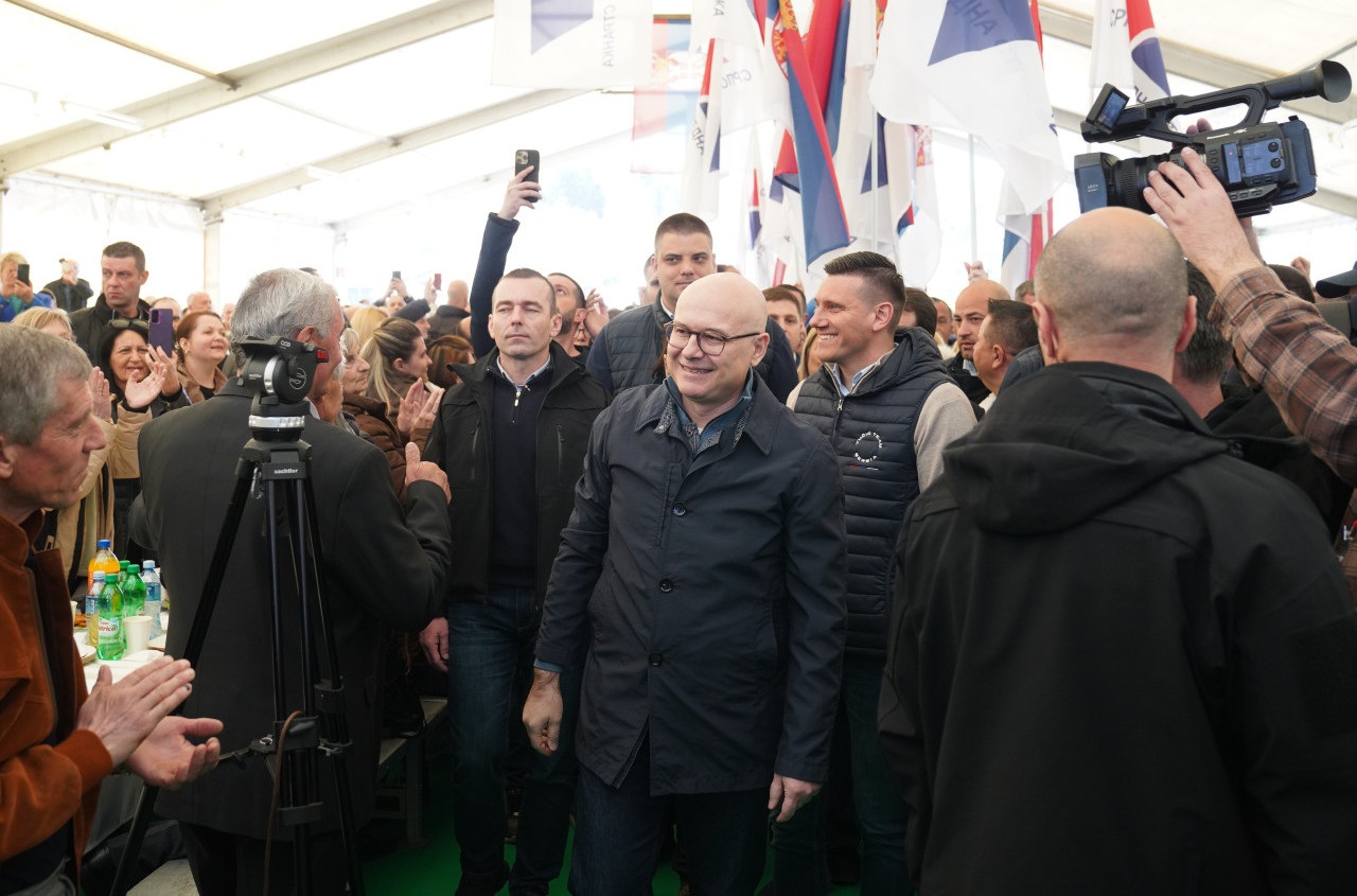 Vučević u Selevcu: "Pokažimo glasom da smo porodica koja voli svoju otadžbinu Srbiju"