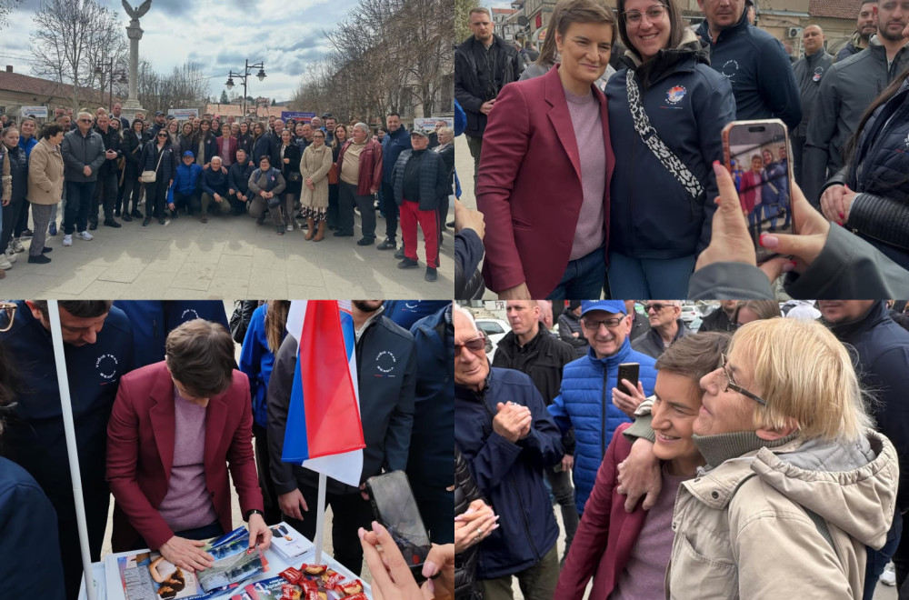 Brnabić: "Za nedelju dana biramo između ljubavi prema svojoj zemlji i nasilja"; "Hvala narodu na podršci" FOTO