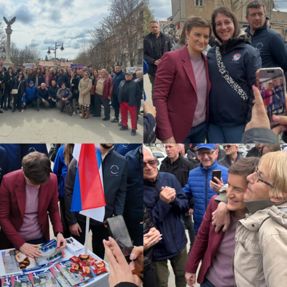 Brnabić: "Za nedelju dana biramo između ljubavi prema svojoj zemlji i nasilja"; "Hvala narodu na podršci" FOTO