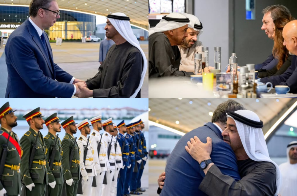 Vučić prvi evropski i treći svetski lider koji je posetio UAE od početka rata; "Podrška prijateljima" VIDEO