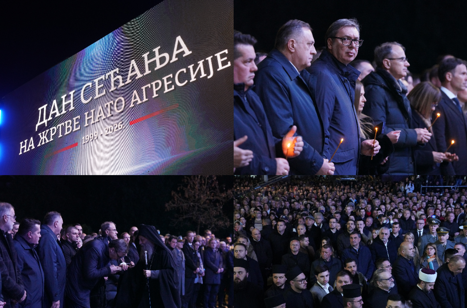 Remembrance Day for the victims of the NATO aggression marked in Vranje; Vučić addresses the gathering PHOTO