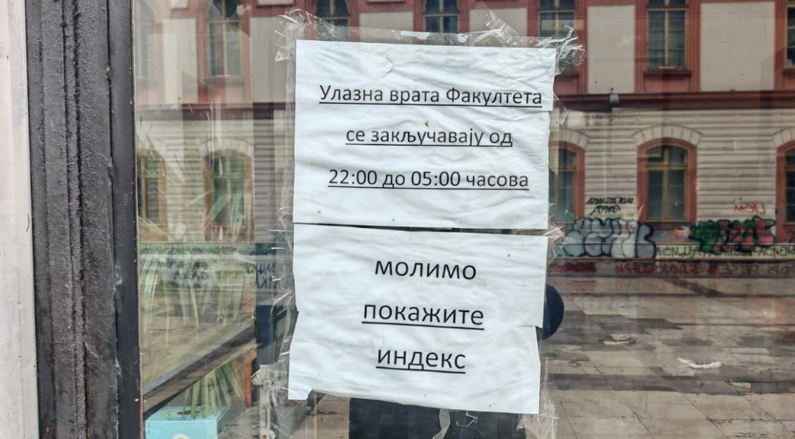 Važna pitanja nakon smrti devojke na Filozofskom: Zašto fakultet nije bio zaključan?; Gde je obezbeđenje?