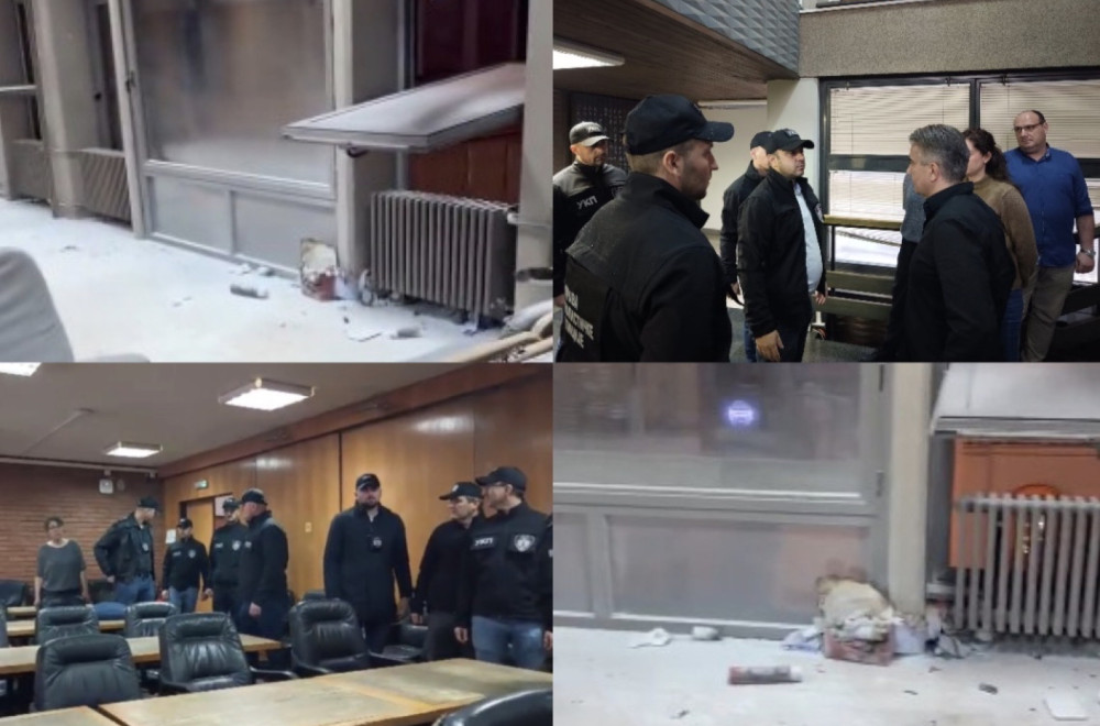 Members of the Criminal Police Directorate entered the Faculty of Philosophy PHOTO/VIDEO