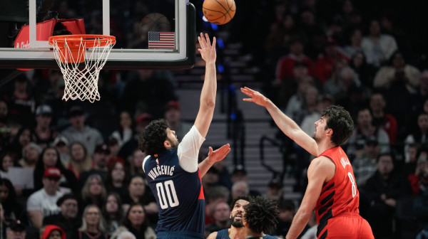 Tristan Vukčević se vratio i zablistao – težak poraz Vizardsa u Portlandu VIDEO