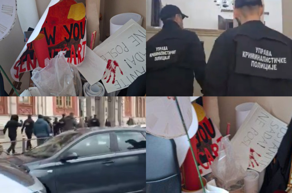 Criminal Police members entered Rectorate premises: Checking for unsecured entrances to Faculty of Philosophy