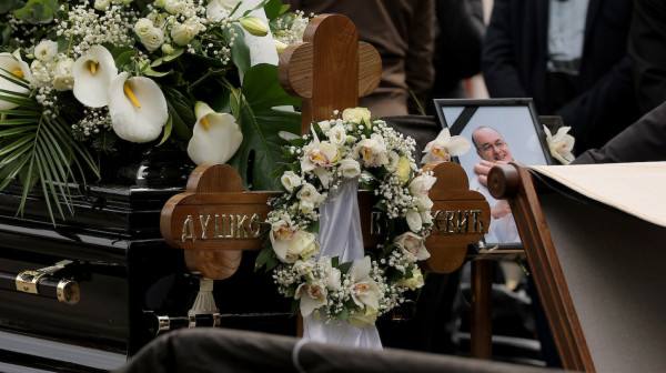 Sahranjen Duško Vujošević FOTO