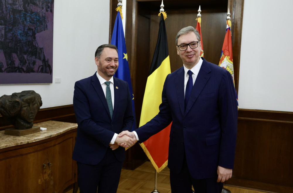Vučić se sastao s potpredsednikom vlade Belgije: "Odličan razgovor sa Prevoom" FOTO