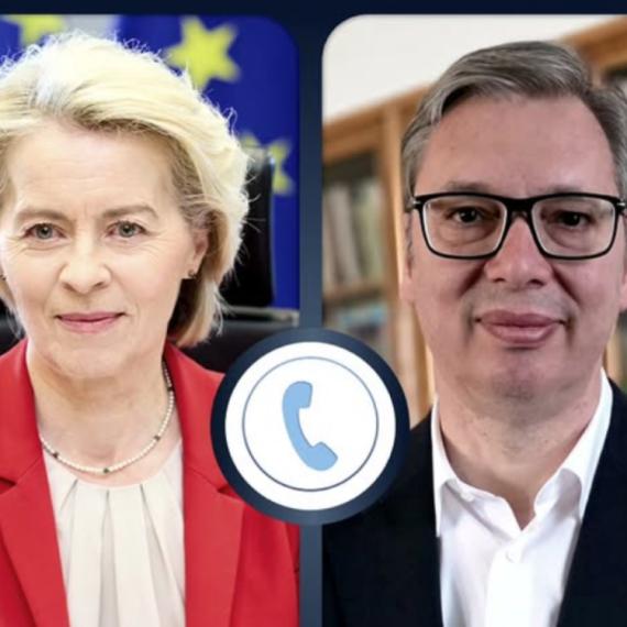 Vučić with Ursula von der Leyen: "Discussion on key issues in relations between Serbia and the European Union"