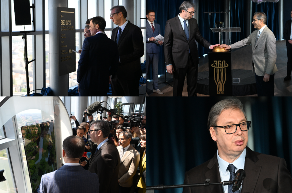 At the opening ceremony, Vučić stated this project as the most beautiful place in SEE belongs to all citizens