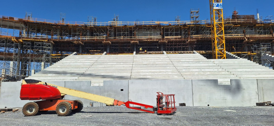 We were at the EXPO construction site; B92.net documented how the National Stadium is getting its stands PHOTO