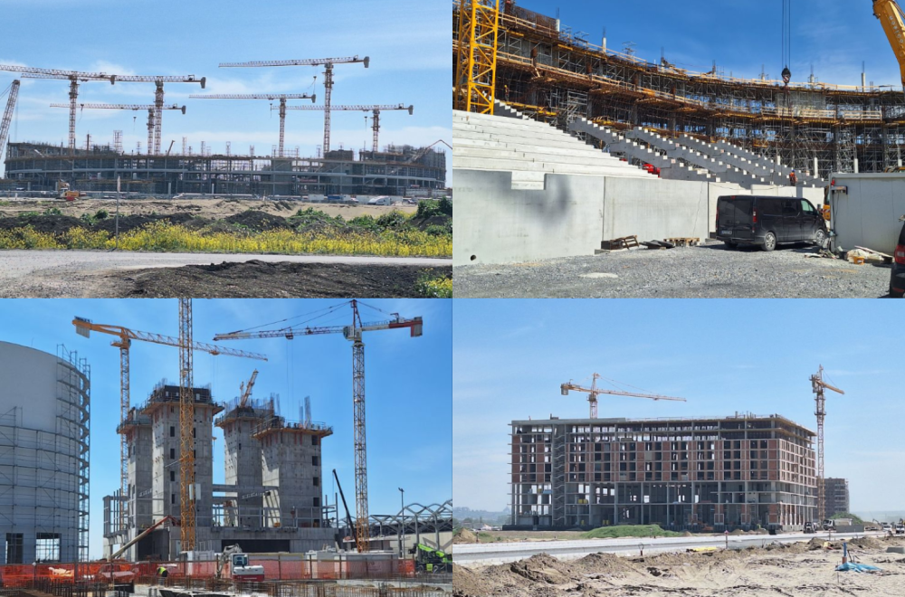 We were at the EXPO construction site; B92.net documented how the National Stadium is getting its stands PHOTO