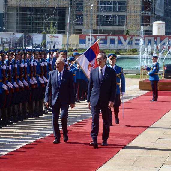 Swiss President in Serbia; Vučić welcomes Parmelin with highest state honors PHOTO/VIDEO