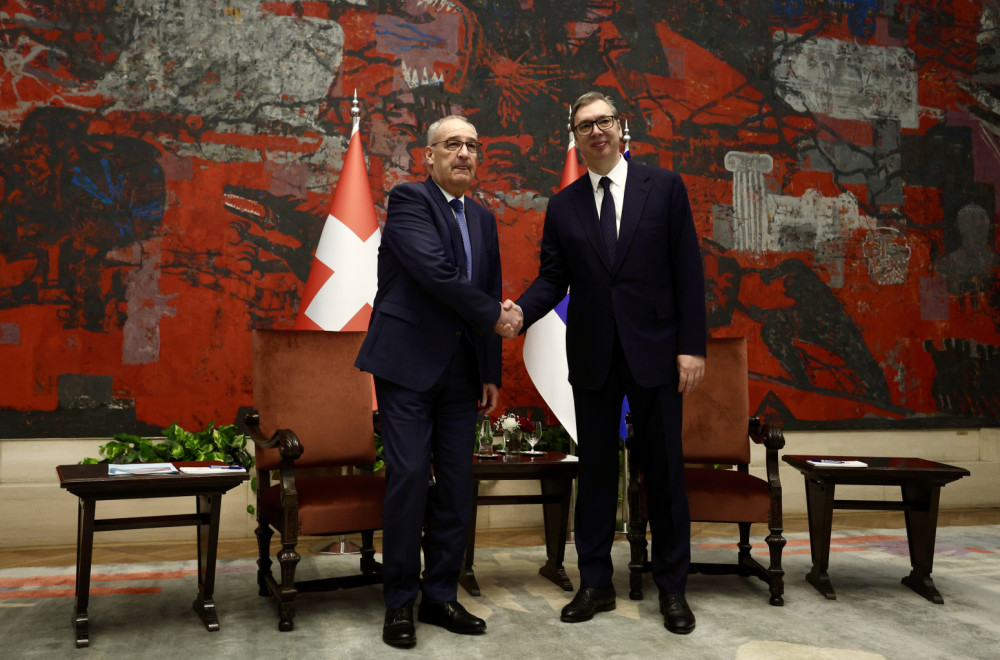 Vučić sa Parmelanom o unapređenju saradnje: Nove investicije na vidiku; Švajcarska na EXPO 2027