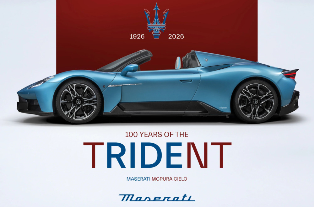 Jedan vek legendarnog trozupca: Maserati slavi veliki jubilej VIDEO