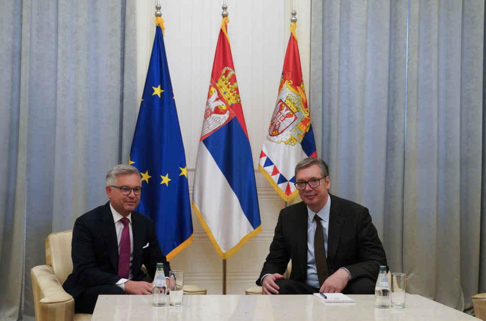 Serbian President Aleksandar Vučić met with the European Commissioner for Home Affairs and Migration
