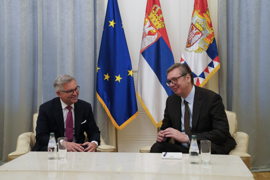 Serbian President Aleksandar Vučić met with the European Commissioner for Home Affairs and Migration