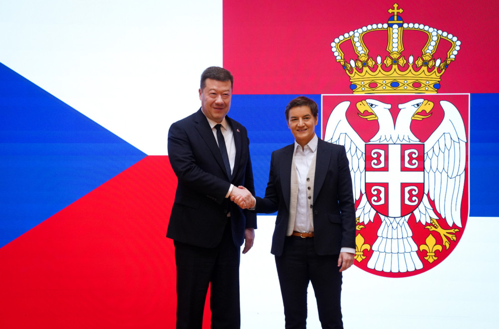 Brnabić: "Parlamentarna saradnja sa Češkom izuzetno dobra"; "Okamura je veliki prijatelj Srbije" FOTO