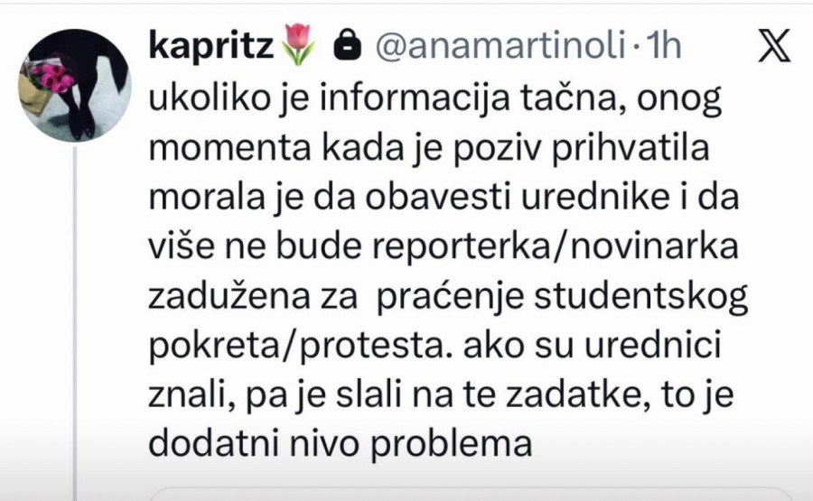 FDU professor: If Tatalović accepted an invitation to the Students
